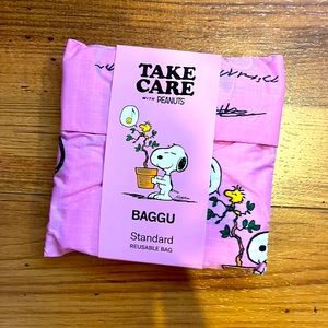 BAGGU x Peanuts Take Care standard size bag Snoopy Woodstock Best Friends